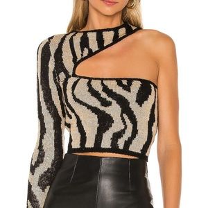 NBD Olivia sweater in zebra